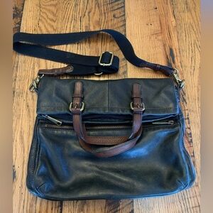 Fossil Black and Brown Crossbody Bag 🖤🖤